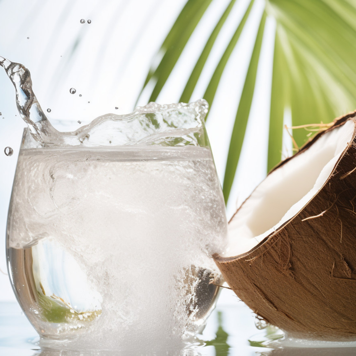Agua de coco y de frutas